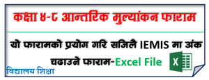 Internal Evaluation Form 4-8(Updated-2082)