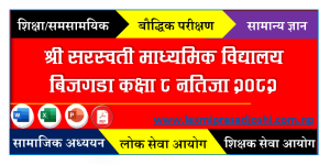 saraswati Ma V Result Class 8 2082